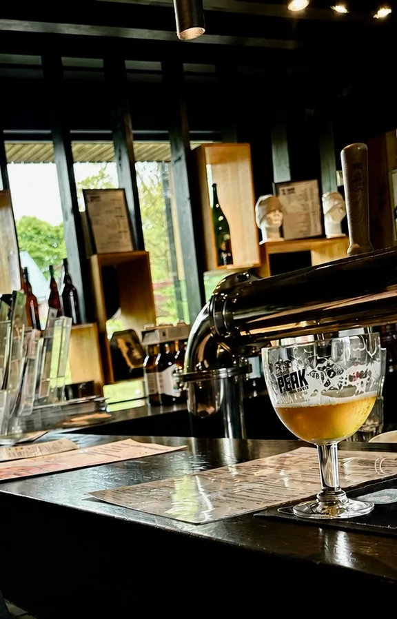 Curator photograph from a visit to Belgian Peak Beer