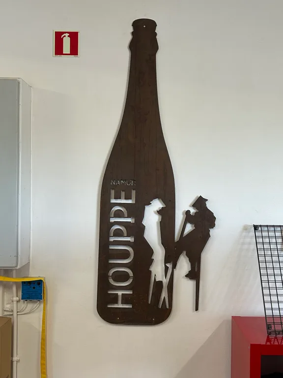 Curator photograph from a visit to Brasserie Houppe